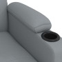 Sillón reclinable eléctrico tela gris claro en Sillones | Comprar online en Foru.es