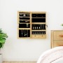 Espejo con joyero y luces LED para pared de vidaXL, Espejos - Ref: Foro24-353231, Precio: 80,74 €, Descuento: %
