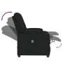 Sillón reclinable eléctrico de tela negro en Sillones | Comprar online en Foru.es