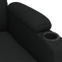 Sillón reclinable eléctrico de tela negro en Sillones | Comprar online en Foru.es