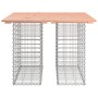 Banco jardín diseño gaviones madera abeto Douglas 100x102x72 cm de vidaXL, Bancos de jardín - Ref: Foro24-834369, Precio: 104...