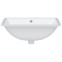 Lavabo de baño rectangular cerámica blanco 55,5x37,5x19 cm de vidaXL, Lavabos - Ref: Foro24-153727, Precio: 46,55 €, Descuent...