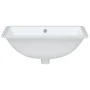 Rechteckiges Waschbecken aus Keramik weiß 55,5x37,5x19 cm von vidaXL, Sinkt - Ref: Foro24-153727, Preis: 46,19 €, Rabatt: %