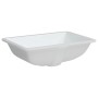Lavabo de baño rectangular cerámica blanco 55,5x37,5x19 cm de vidaXL, Lavabos - Ref: Foro24-153727, Precio: 46,55 €, Descuent...