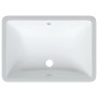 Lavabo de baño rectangular cerámica blanco 55,5x37,5x19 cm de vidaXL, Lavabos - Ref: Foro24-153727, Precio: 46,55 €, Descuent...