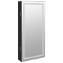 Espejo con joyero y luces LED para pared negro de vidaXL, Espejos - Ref: Foro24-353248, Precio: 77,00 €, Descuento: %