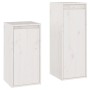 Muebles para TV 2 piezas madera maciza de pino blanco en Muebles TV | Comprar online en Foru.es