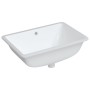Lavabo de baño rectangular cerámica blanco 60x40x21 cm de vidaXL, Lavabos - Ref: Foro24-153728, Precio: 88,66 €, Descuento: %
