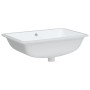 Lavabo de baño rectangular cerámica blanco 60x40x21 cm de vidaXL, Lavabos - Ref: Foro24-153728, Precio: 88,66 €, Descuento: %