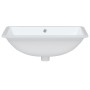 Lavabo de baño rectangular cerámica blanco 60x40x21 cm de vidaXL, Lavabos - Ref: Foro24-153728, Precio: 88,66 €, Descuento: %