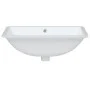 White ceramic rectangular bathroom sink 60x40x21 cm by vidaXL, Sinks - Ref: Foro24-153728, Price: 80,68 €, Discount: %