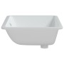 Lavabo de baño rectangular cerámica blanco 60x40x21 cm de vidaXL, Lavabos - Ref: Foro24-153728, Precio: 88,66 €, Descuento: %