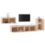 Muebles para TV 2 piezas madera maciza de pino en Muebles TV | Comprar online en Foru.es