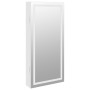 Espejo con joyero y luces LED para pared blanco de vidaXL, Espejos - Ref: Foro24-353247, Precio: 70,45 €, Descuento: %