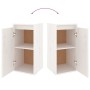 Muebles para TV 4 piezas madera maciza de pino blanco en Muebles TV | Comprar online en Foru.es