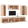 Muebles para TV 5 piezas madera maciza de pino en Muebles TV | Comprar online en Foru.es