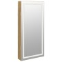 Espejo con joyero y luces LED para pared de vidaXL, Espejos - Ref: Foro24-353249, Precio: 67,24 €, Descuento: %