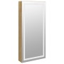 Espejo con joyero y luces LED para pared de vidaXL, Espejos - Ref: Foro24-353249, Precio: 67,24 €, Descuento: %