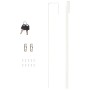Espejo con joyero y luces LED para pared blanco de vidaXL, Espejos - Ref: Foro24-353241, Precio: 81,34 €, Descuento: %