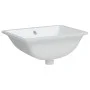 Rechteckiges Keramik-Waschbecken weiß 47,5x35x19,5 cm von vidaXL, Sinkt - Ref: Foro24-153725, Preis: 44,10 €, Rabatt: %