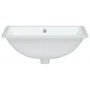 Rechteckiges Keramik-Waschbecken weiß 47,5x35x19,5 cm von vidaXL, Sinkt - Ref: Foro24-153725, Preis: 44,10 €, Rabatt: %