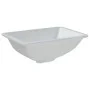 Rechteckiges Keramik-Waschbecken weiß 47,5x35x19,5 cm von vidaXL, Sinkt - Ref: Foro24-153725, Preis: 44,10 €, Rabatt: %