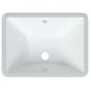 Rechteckiges Keramik-Waschbecken weiß 47,5x35x19,5 cm von vidaXL, Sinkt - Ref: Foro24-153725, Preis: 44,10 €, Rabatt: %