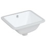 Lavabo de baño rectangular cerámica blanco 36,5x32x15,5 cm de vidaXL, Lavabos - Ref: Foro24-153723, Precio: 45,29 €, Descuent...