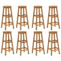 Taburetes de barra de cocina 8 unidades madera maciza acacia en Sillas de jardín | Comprar online en Foru.es
