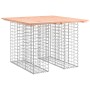 Banco jardín diseño gaviones madera abeto Douglas 100x102x72 cm de vidaXL, Bancos de jardín - Ref: Foro24-834372, Precio: 102...