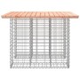 Banco jardín diseño gaviones madera abeto Douglas 100x102x72 cm de vidaXL, Bancos de jardín - Ref: Foro24-834372, Precio: 102...
