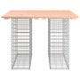 Banco jardín diseño gaviones madera abeto Douglas 100x102x72 cm de vidaXL, Bancos de jardín - Ref: Foro24-834372, Precio: 102...