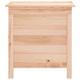 Arcón de jardín madera maciza abeto 50x49x56,5 cm de vidaXL, Cajas de almacenaje para exteriores - Ref: Foro24-364748, Precio...