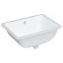 White ceramic rectangular bathroom sink 52x38.5x19.5 cm by vidaXL, Sinks - Ref: Foro24-153726, Price: 46,23 €, Discount: %