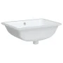White ceramic rectangular bathroom sink 52x38.5x19.5 cm by vidaXL, Sinks - Ref: Foro24-153726, Price: 46,23 €, Discount: %