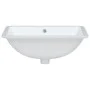 White ceramic rectangular bathroom sink 52x38.5x19.5 cm by vidaXL, Sinks - Ref: Foro24-153726, Price: 46,23 €, Discount: %