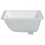 White ceramic rectangular bathroom sink 52x38.5x19.5 cm by vidaXL, Sinks - Ref: Foro24-153726, Price: 46,23 €, Discount: %