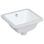 Lavabo de baño rectangular cerámica blanco 30,5x27x14 cm de vidaXL, Lavabos - Ref: Foro24-153722, Precio: 55,02 €, Descuento: %