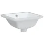 Lavabo de baño rectangular cerámica blanco 30,5x27x14 cm de vidaXL, Lavabos - Ref: Foro24-153722, Precio: 50,55 €, Descuento: %