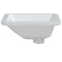 Lavabo de baño rectangular cerámica blanco 30,5x27x14 cm de vidaXL, Lavabos - Ref: Foro24-153722, Precio: 55,02 €, Descuento: %