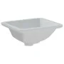 Lavabo de baño rectangular cerámica blanco 30,5x27x14 cm de vidaXL, Lavabos - Ref: Foro24-153722, Precio: 50,55 €, Descuento: %