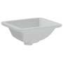 Lavabo de baño rectangular cerámica blanco 30,5x27x14 cm de vidaXL, Lavabos - Ref: Foro24-153722, Precio: 55,02 €, Descuento: %