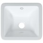 Lavabo de baño rectangular cerámica blanco 30,5x27x14 cm de vidaXL, Lavabos - Ref: Foro24-153722, Precio: 55,02 €, Descuento: %