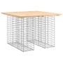 Banco de jardín diseño gaviones madera maciza pino 100x102x72cm de vidaXL, Bancos de jardín - Ref: Foro24-834371, Precio: 98,...
