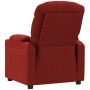 Sillón reclinable eléctrico tela rojo tinto en Sillones | Comprar online en Foru.es