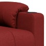 Sillón reclinable eléctrico tela rojo tinto en Sillones | Comprar online en Foru.es