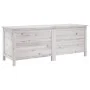 Arcón de jardín madera maciza abeto blanco 150x50x56,5 cm de vidaXL, Cajas de almacenaje para exteriores - Ref: Foro24-364757...