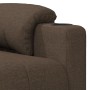 Sillón reclinable eléctrico de tela marrón en Sillones | Comprar online en Foru.es