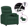 Sillón reclinable eléctrico tela verde oscuro en Sillones | Comprar online en Foru.es