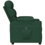 Sillón reclinable eléctrico tela verde oscuro en Sillones | Comprar online en Foru.es